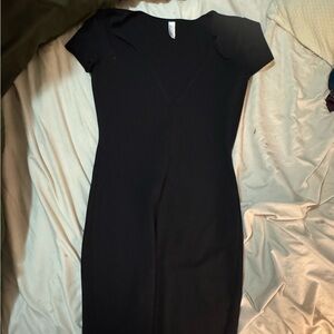 American Apparel V Neck Mini Dress